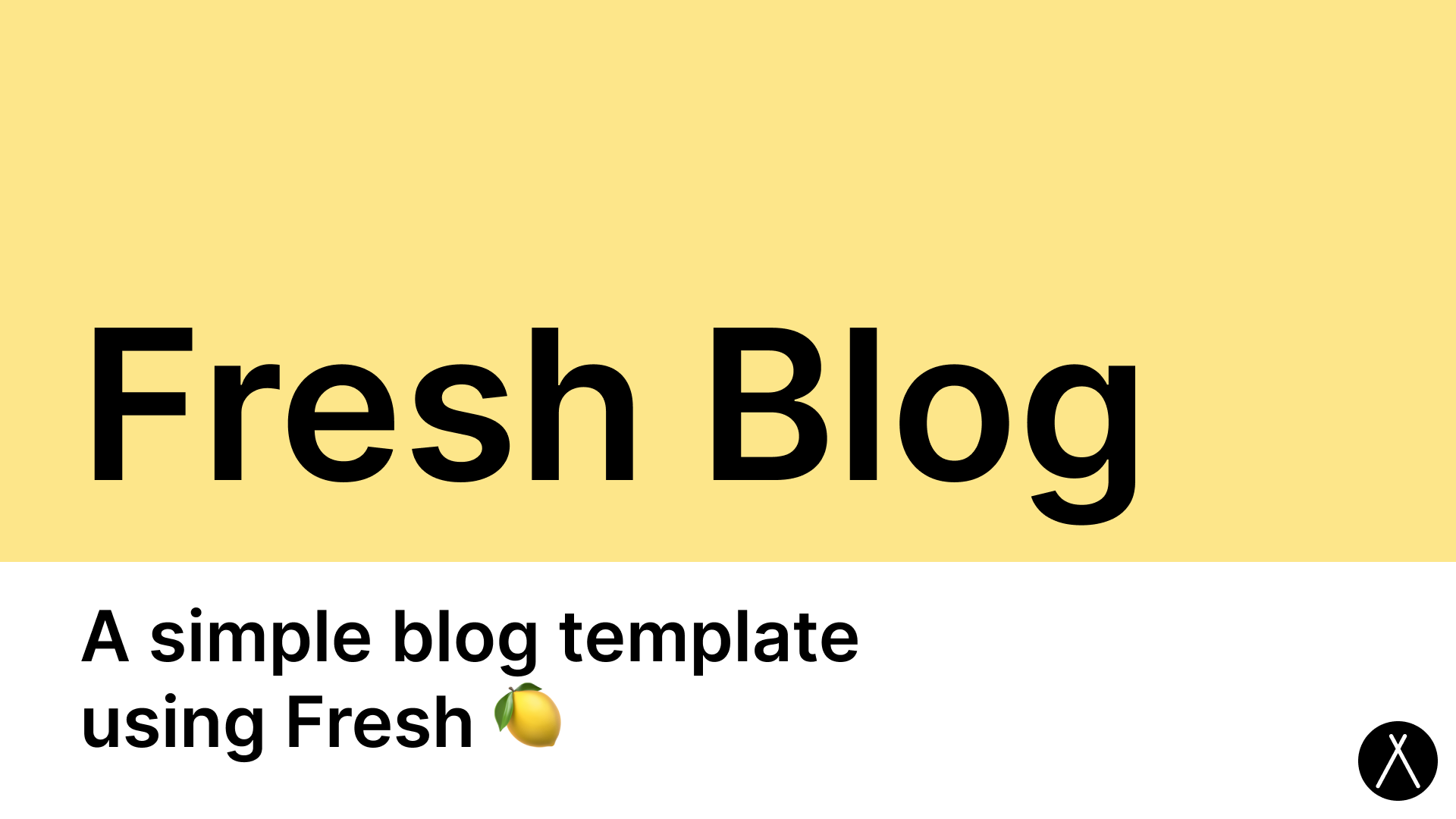 Preview of Fresh Blog 🍋 template by Little Sticks