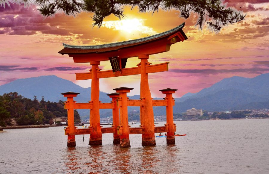 Hiroshima and Miyajima island scenery