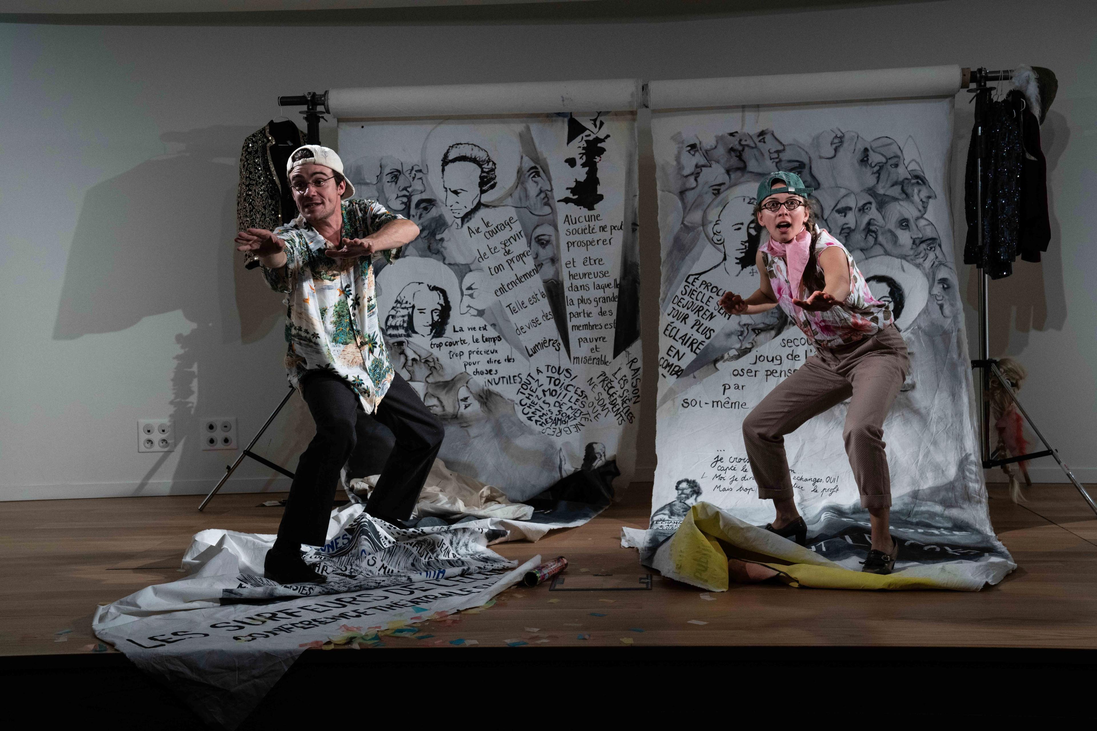 Une de la compagnie Les Barbares