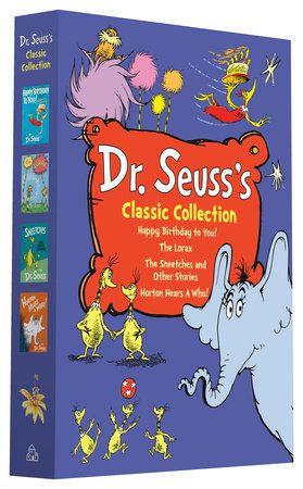 Cover of Dr. Seuss's Classic 4-Book Boxed Set Collection