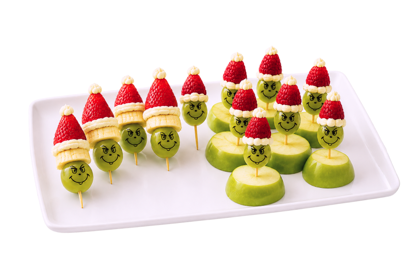 Santy Claus Grinch Treats