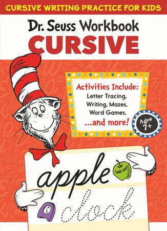 Cover of Dr. Seuss Cursive Workbook