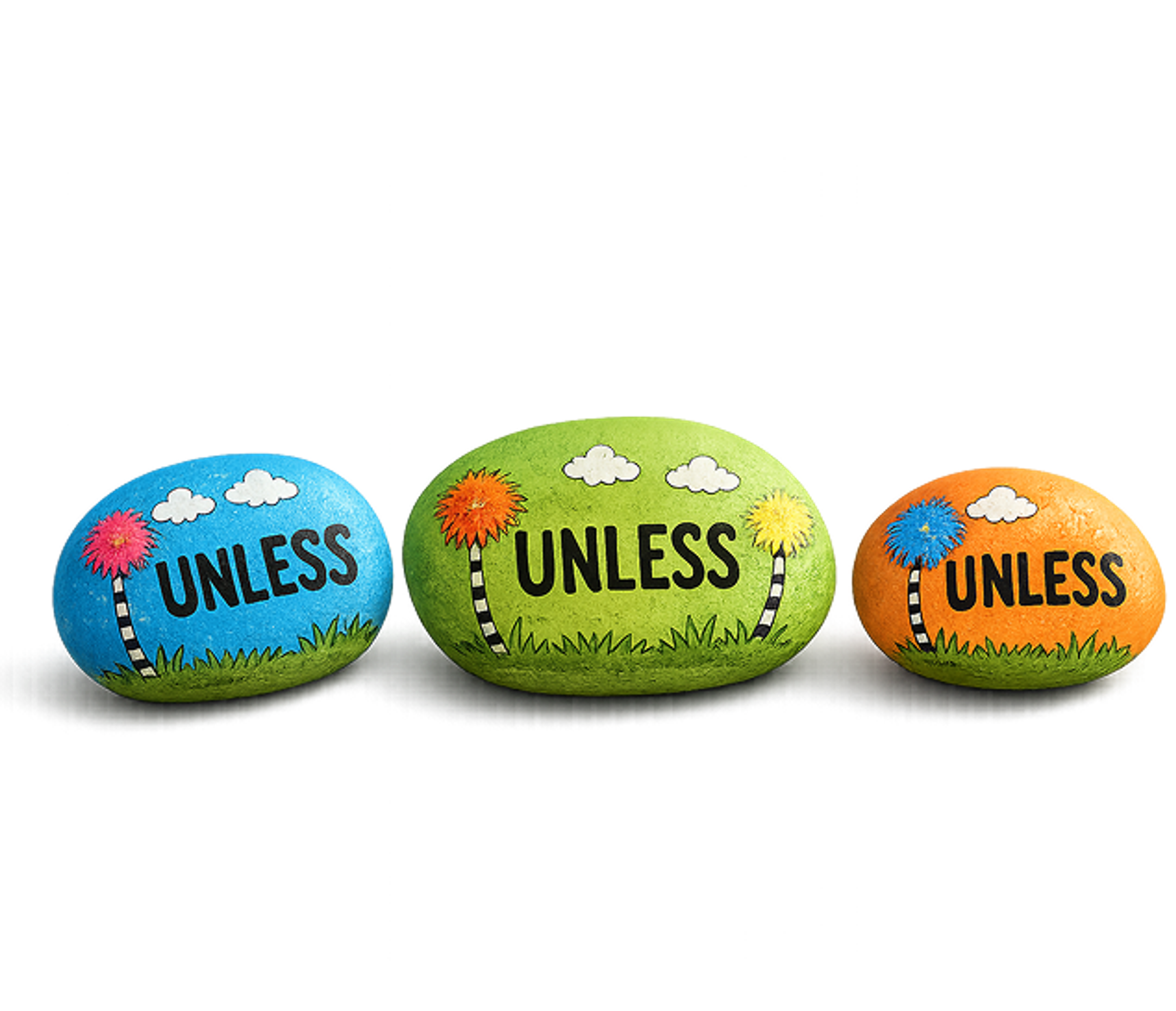 Lorax-themed “Unless” Paperweights