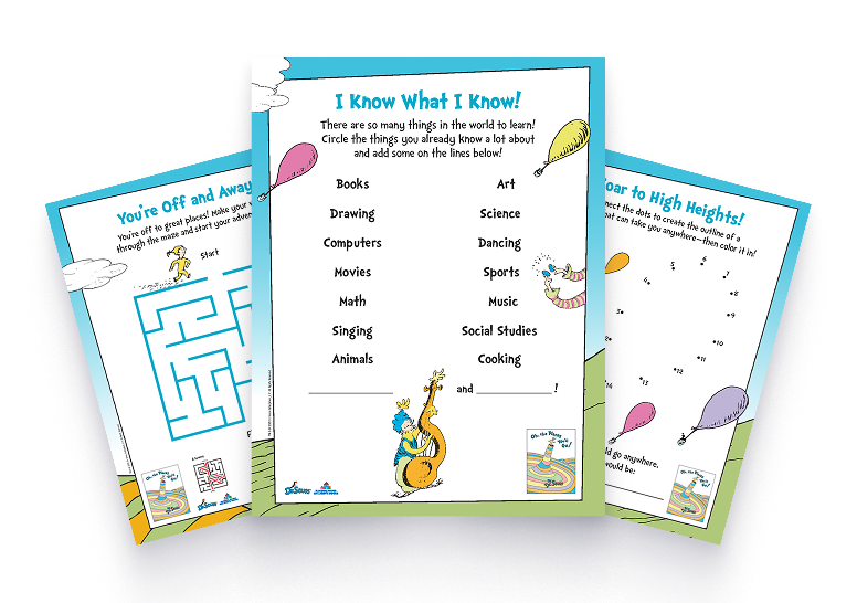 Oh, The Places You'll Go! Educator Activities