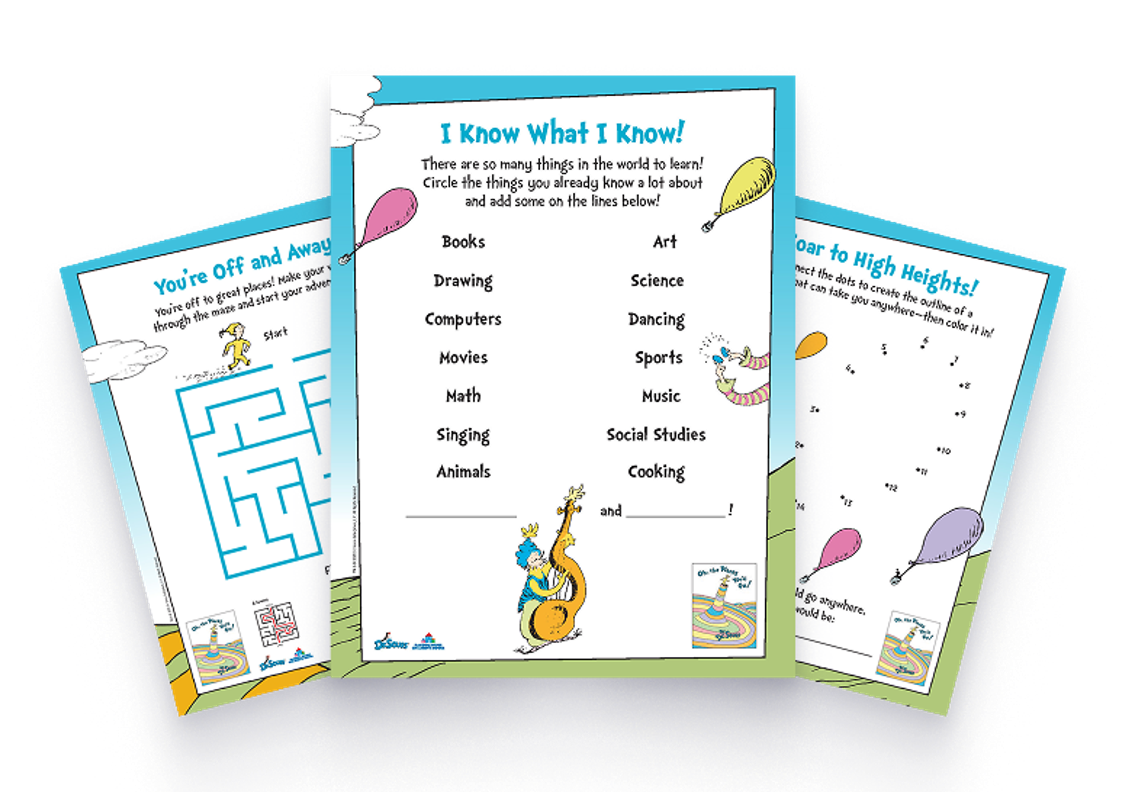Oh, The Places You'll Go! Educator Activities