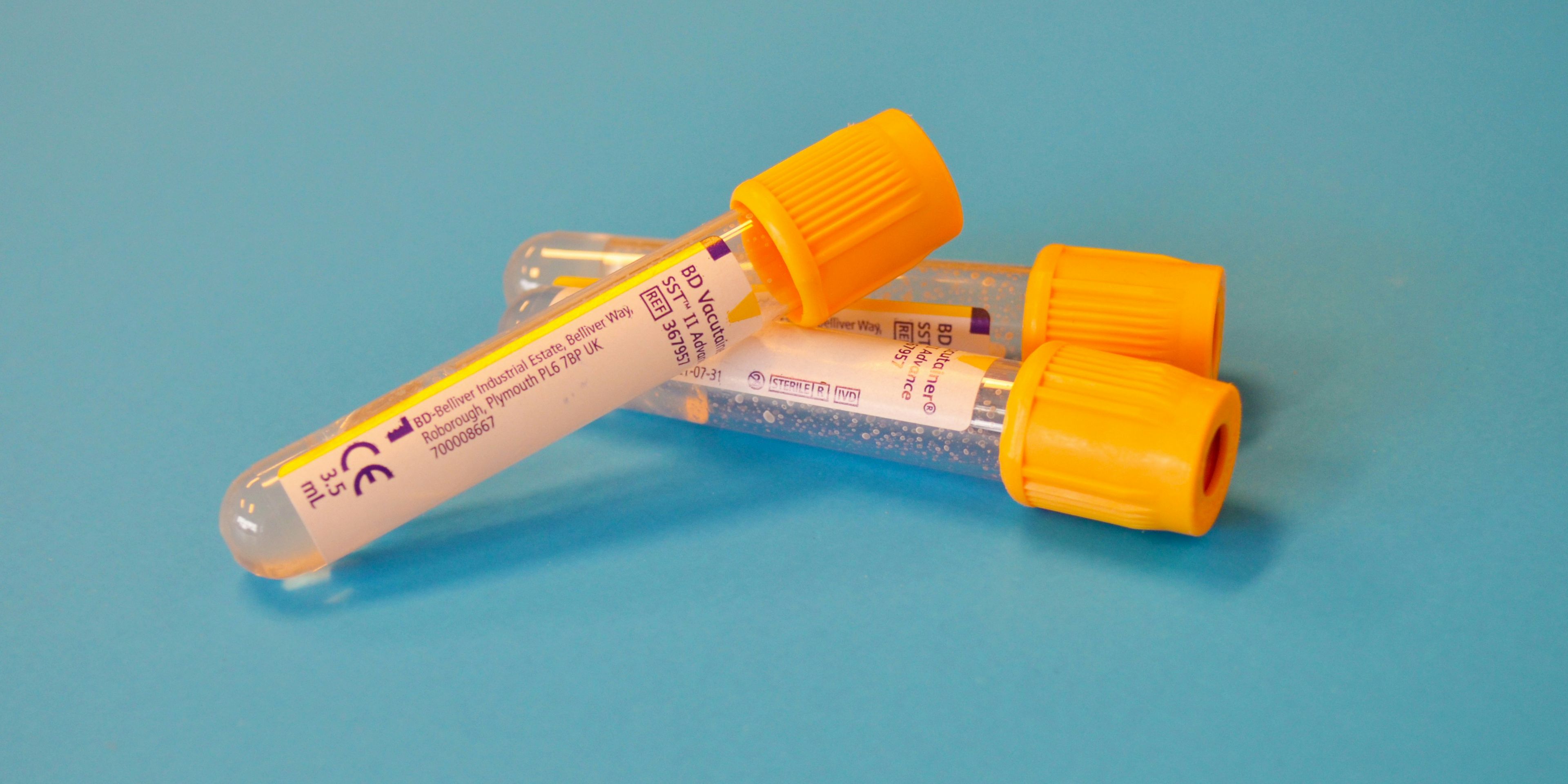 blood test vials