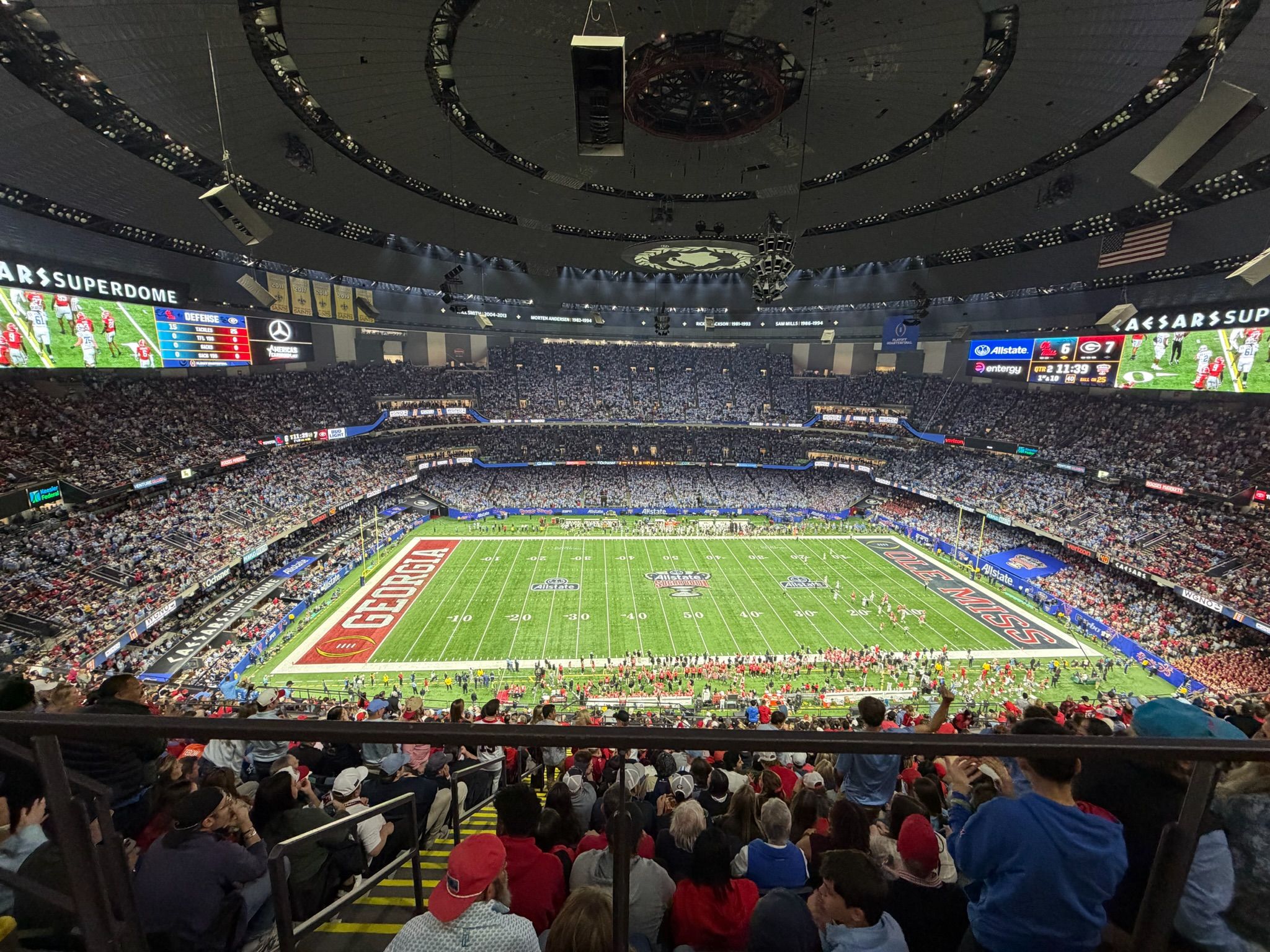 Friday, January 15, 2027, at Caesars Superdome in New Orleans