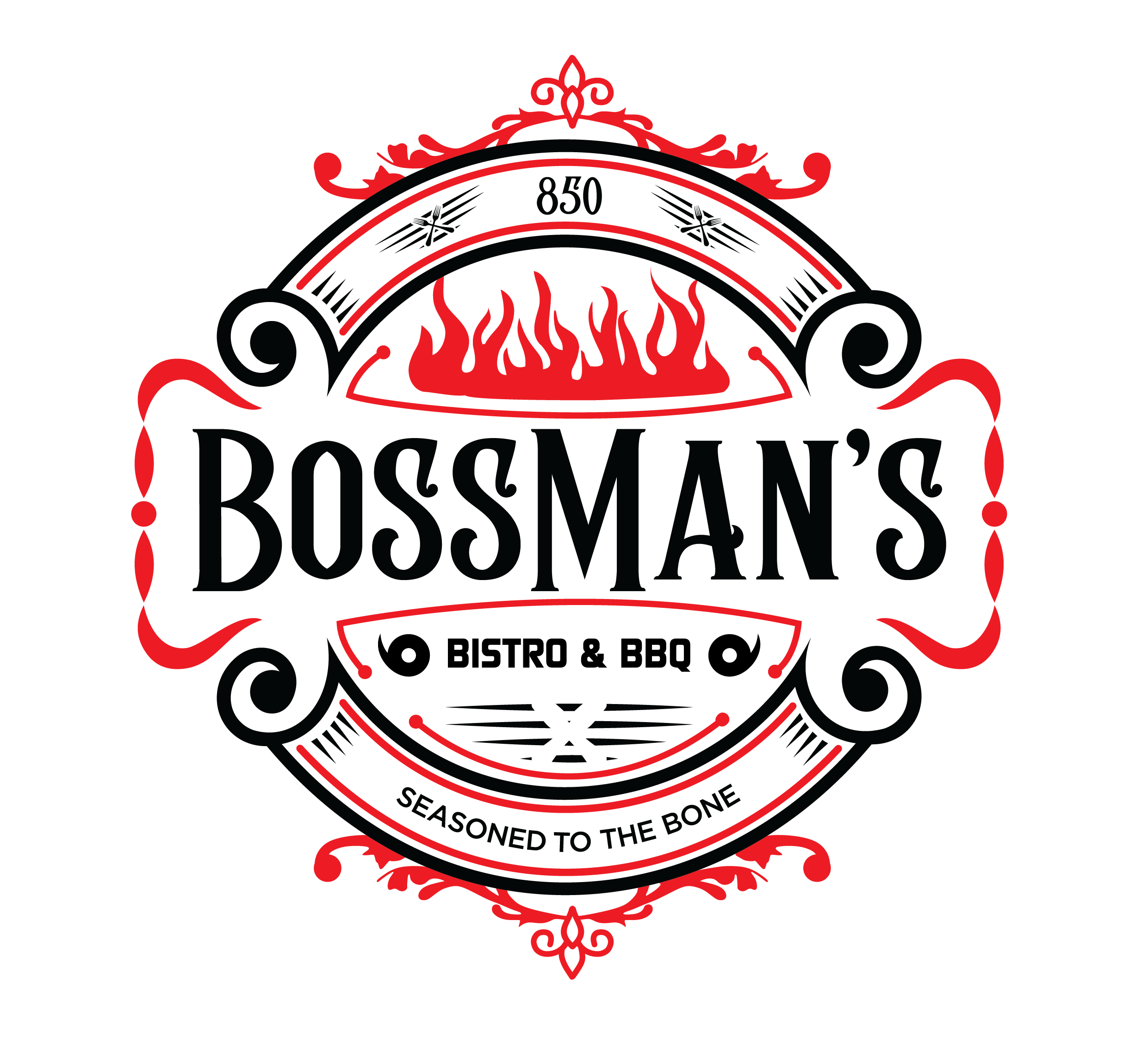 BOSSMAN'S BBQ logo