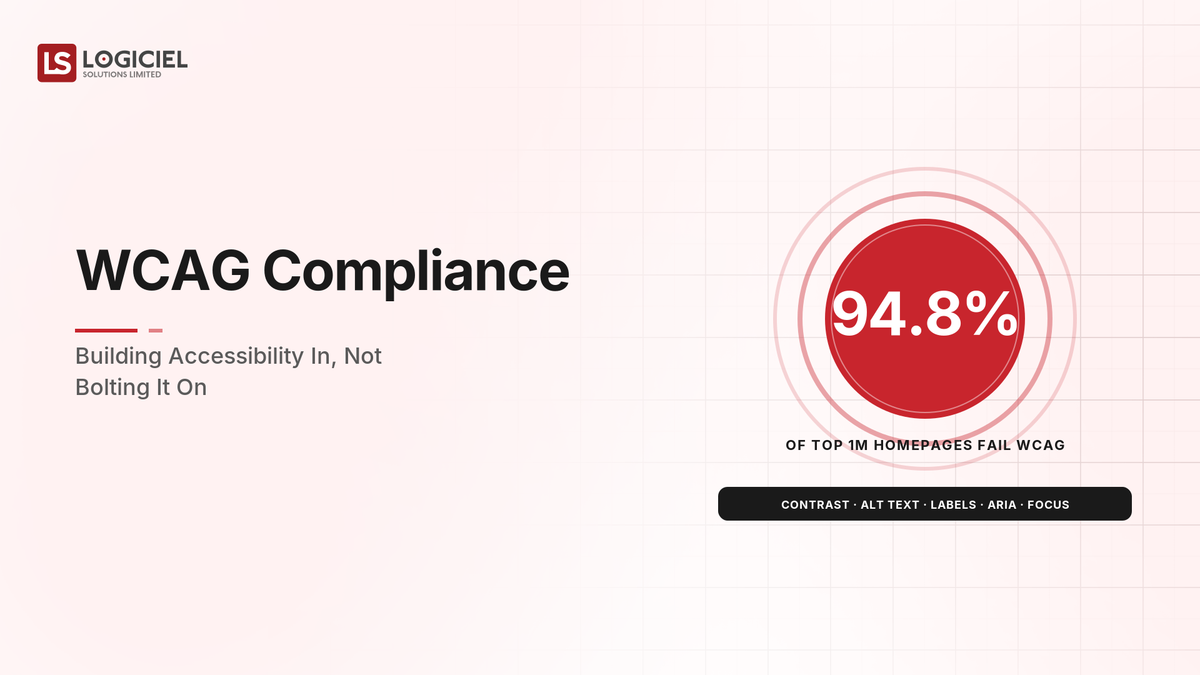 WCAG Compliance: Building Accessibility In, Not Bolting It On
