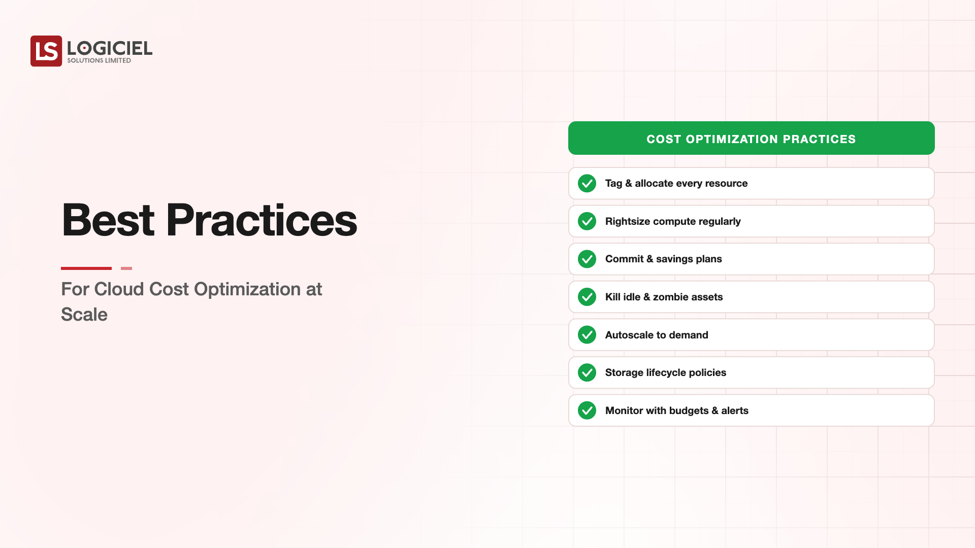 Best Practices for Cloud Cost Optimization at Scale