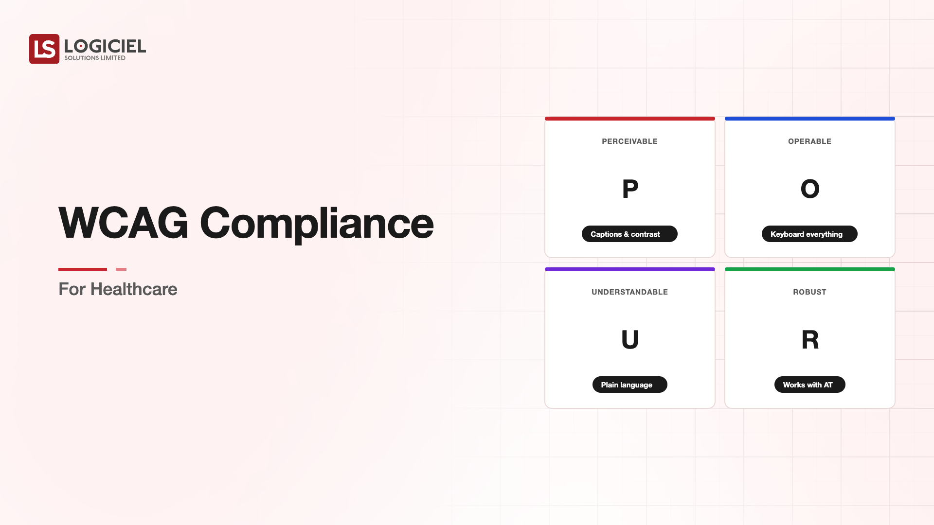 WCAG Compliance for Healthcare
