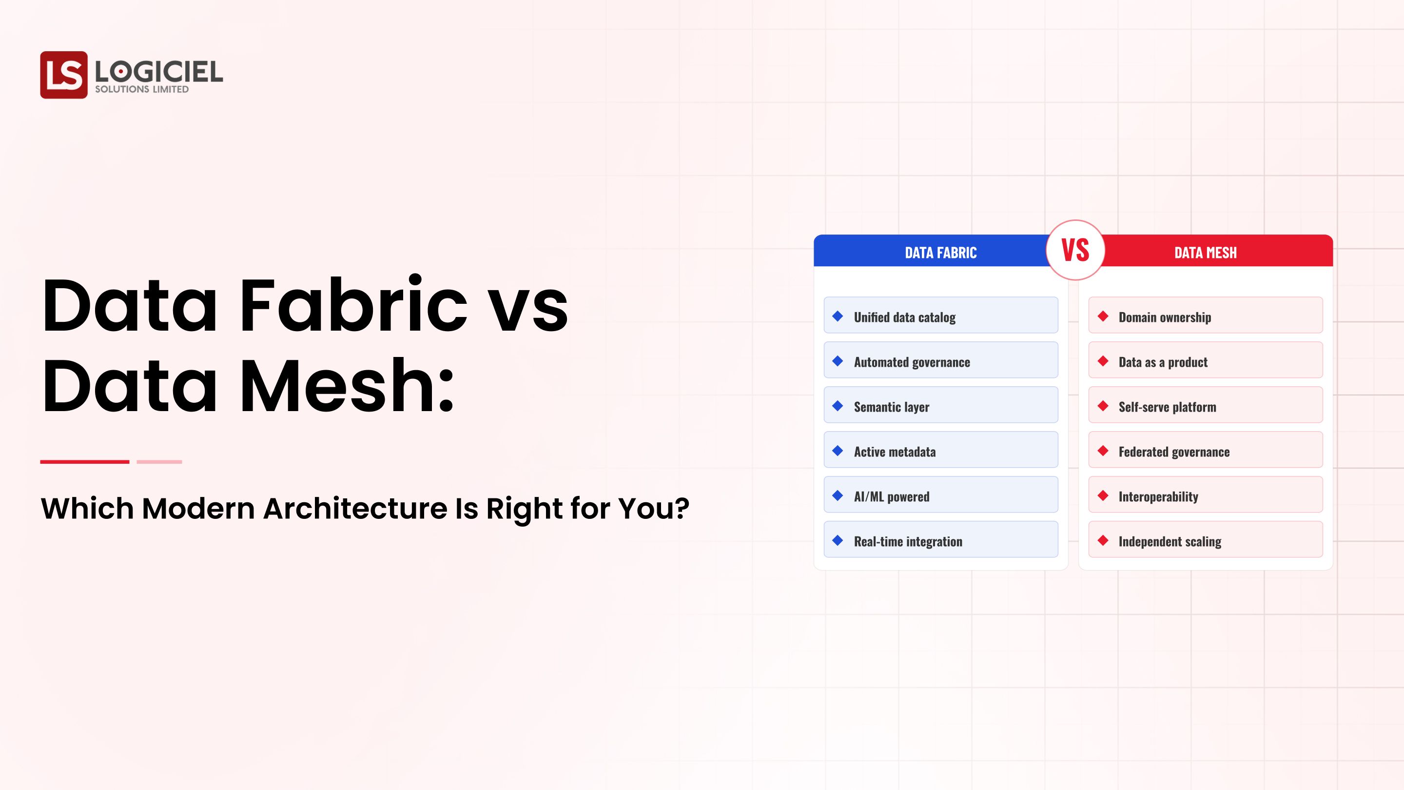 Data Fabric vs Data Mesh: Which Modern Architecture Is Right for You?