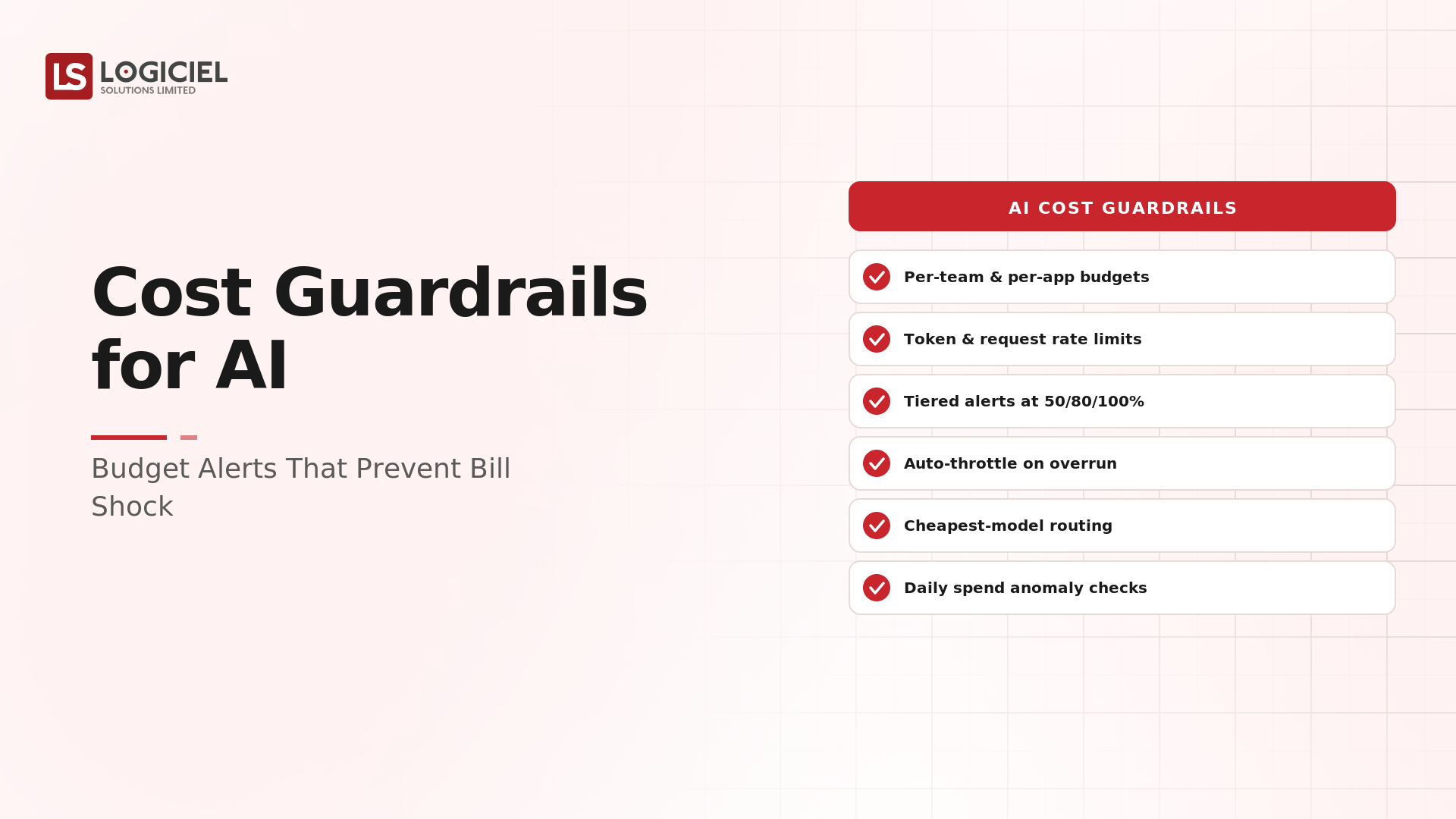 Cost Guardrails for AI: Budget Alerts That Prevent Bill Shock