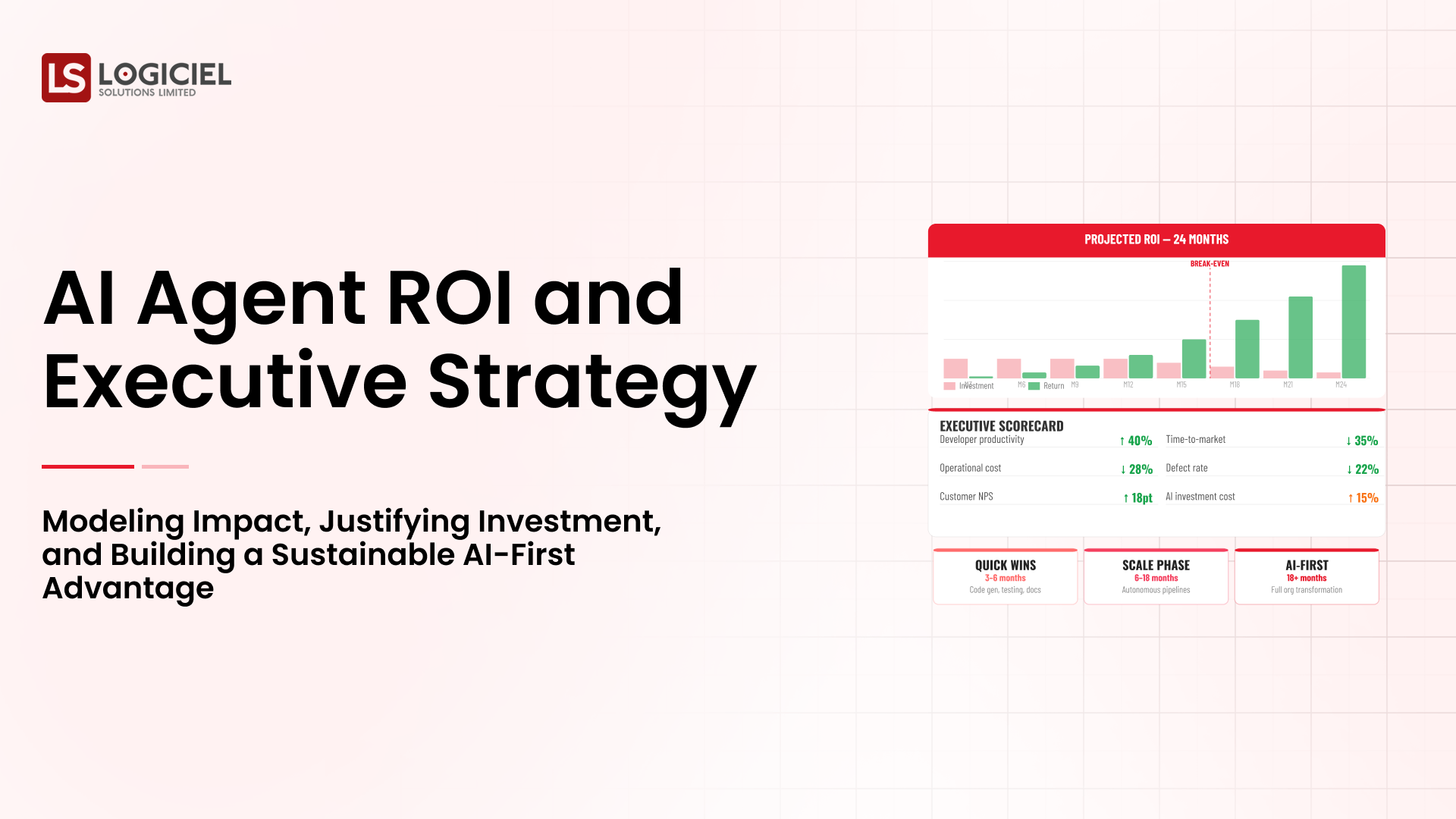 AI Agent ROI and Executive Strategy: Modeling Impact, Justifying Investment, and Building a Sustainable AI-First Advantage