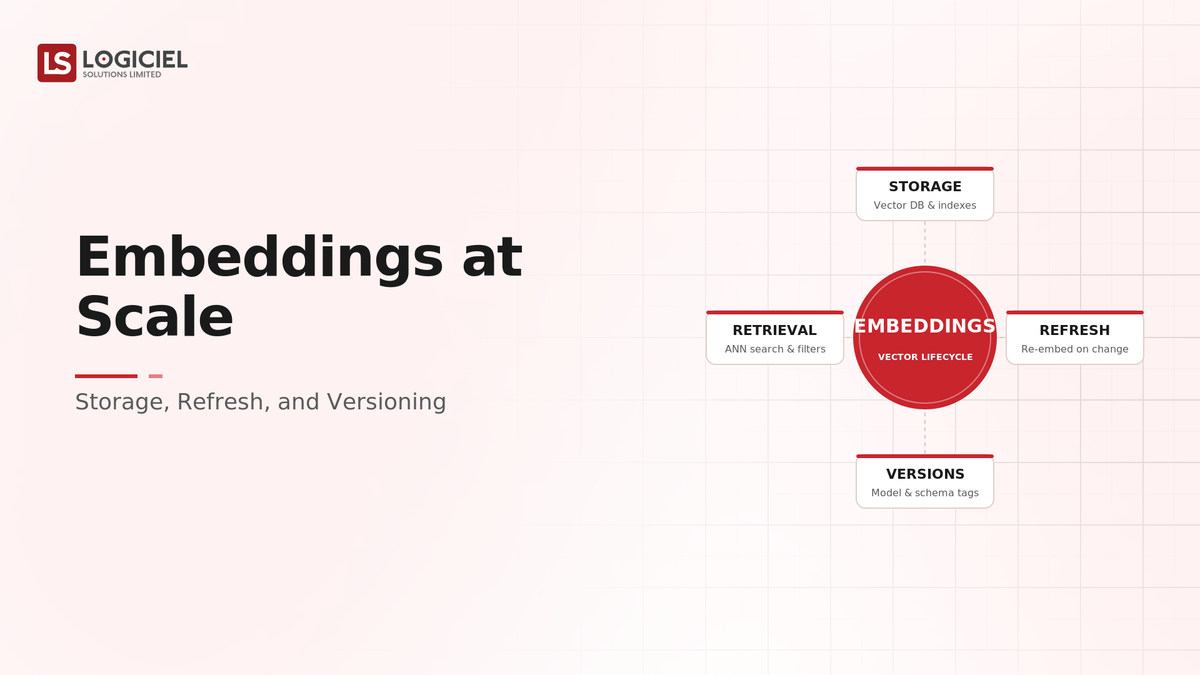 Embeddings at Scale: Storage, Refresh, and Versioning