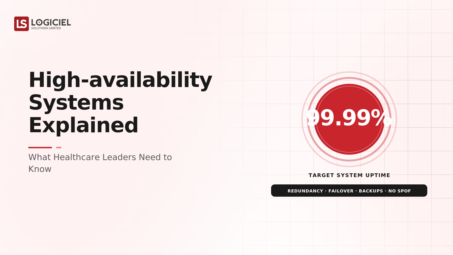 High-Availability Systems Explained: What Healthcare Leaders Need to Know
