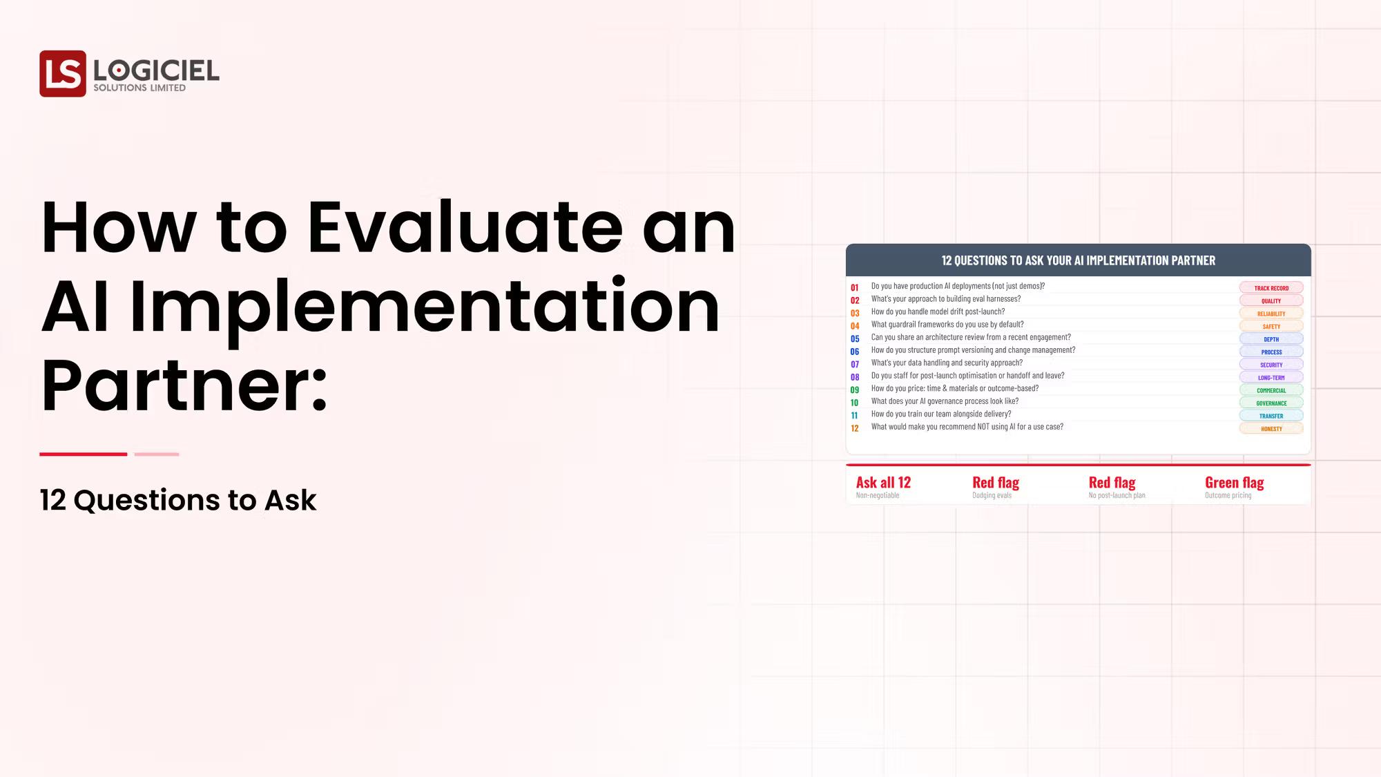 How to Evaluate an AI Implementation Partner: A CTO's Field Guide (Not Procurement's)