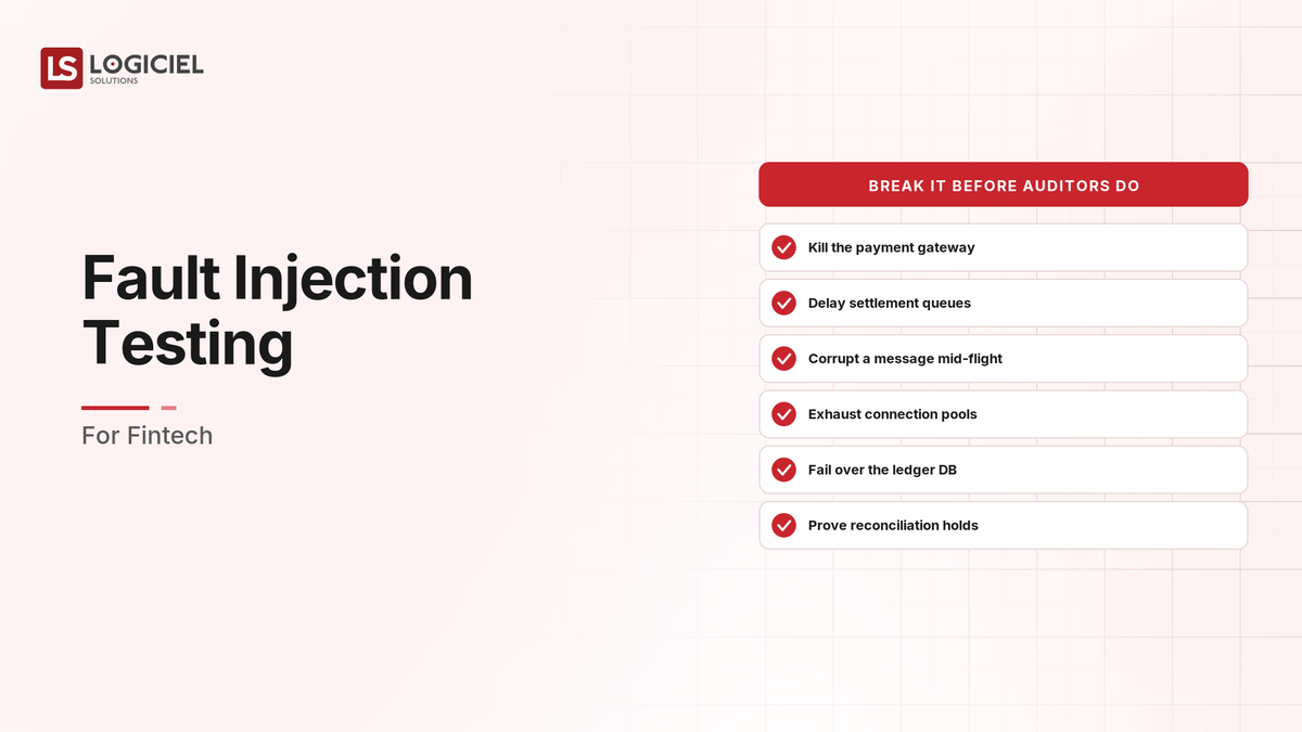 Fault Injection Testing for Fintech