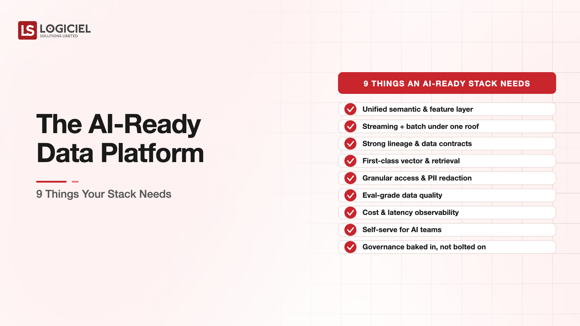 The AI-Ready Data Platform 9 Things Your Stack Needs 2026