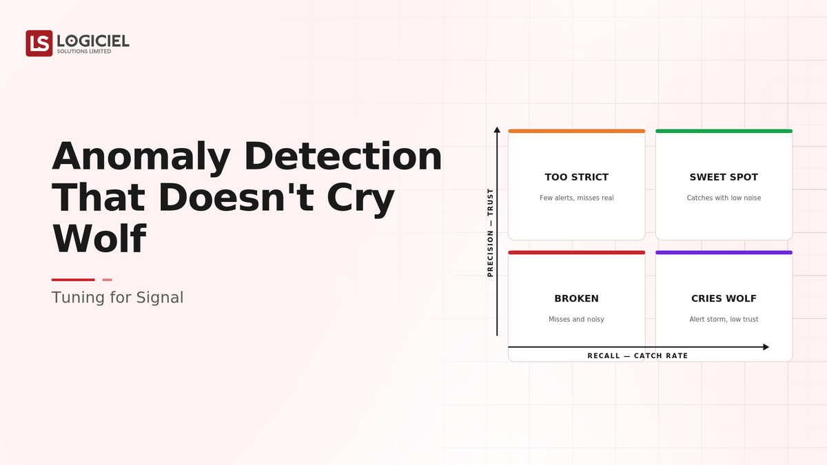 Anomaly Detection That Doesn't Cry Wolf: Tuning for Signal