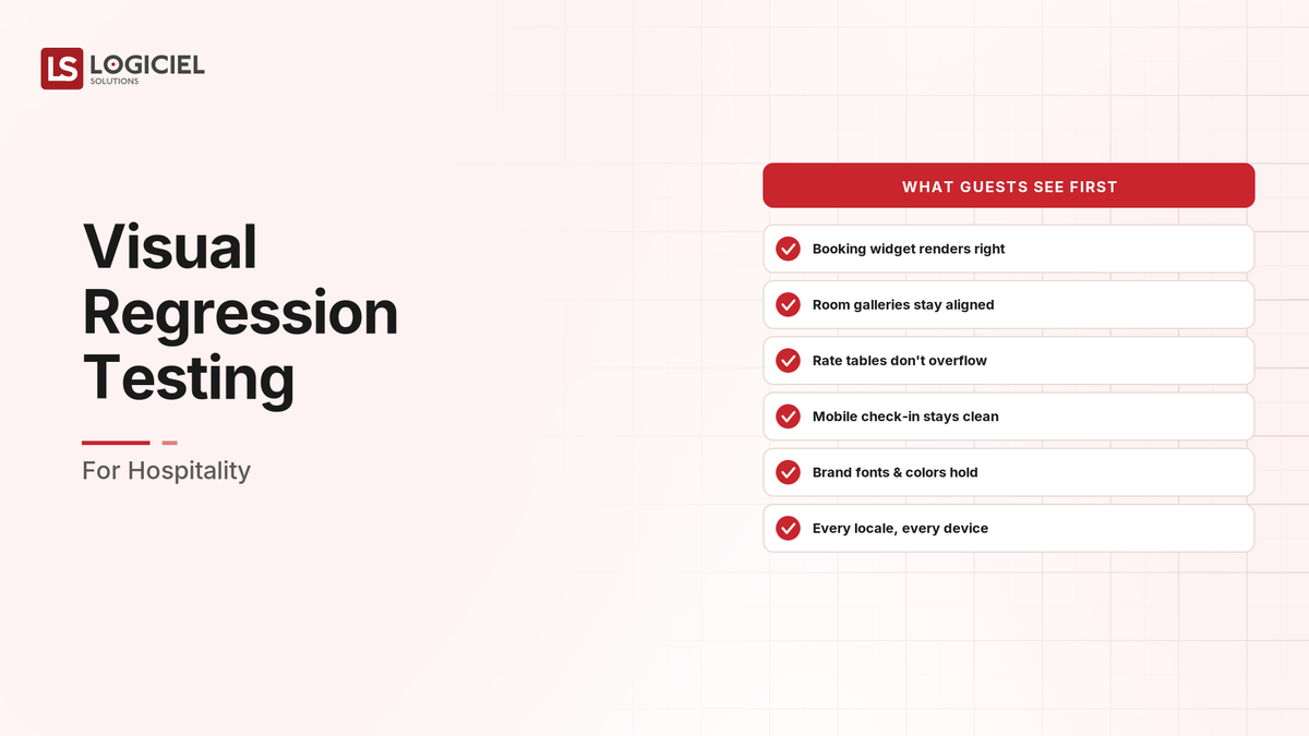 Visual Regression Testing for Hospitality