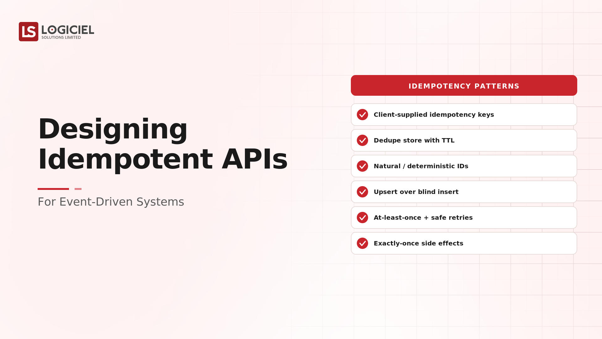 Designing Idempotent APIs for Event-Driven Systems
