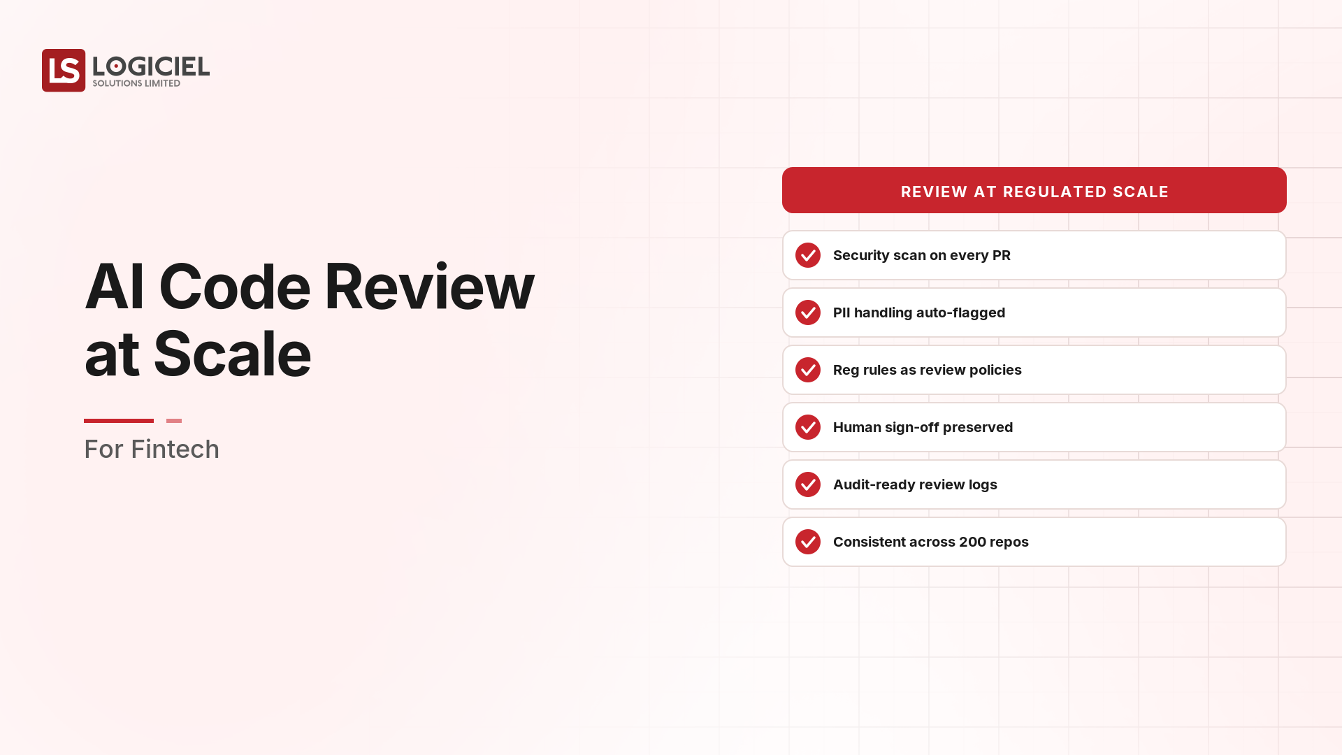 AI Code Review at Scale for Fintech