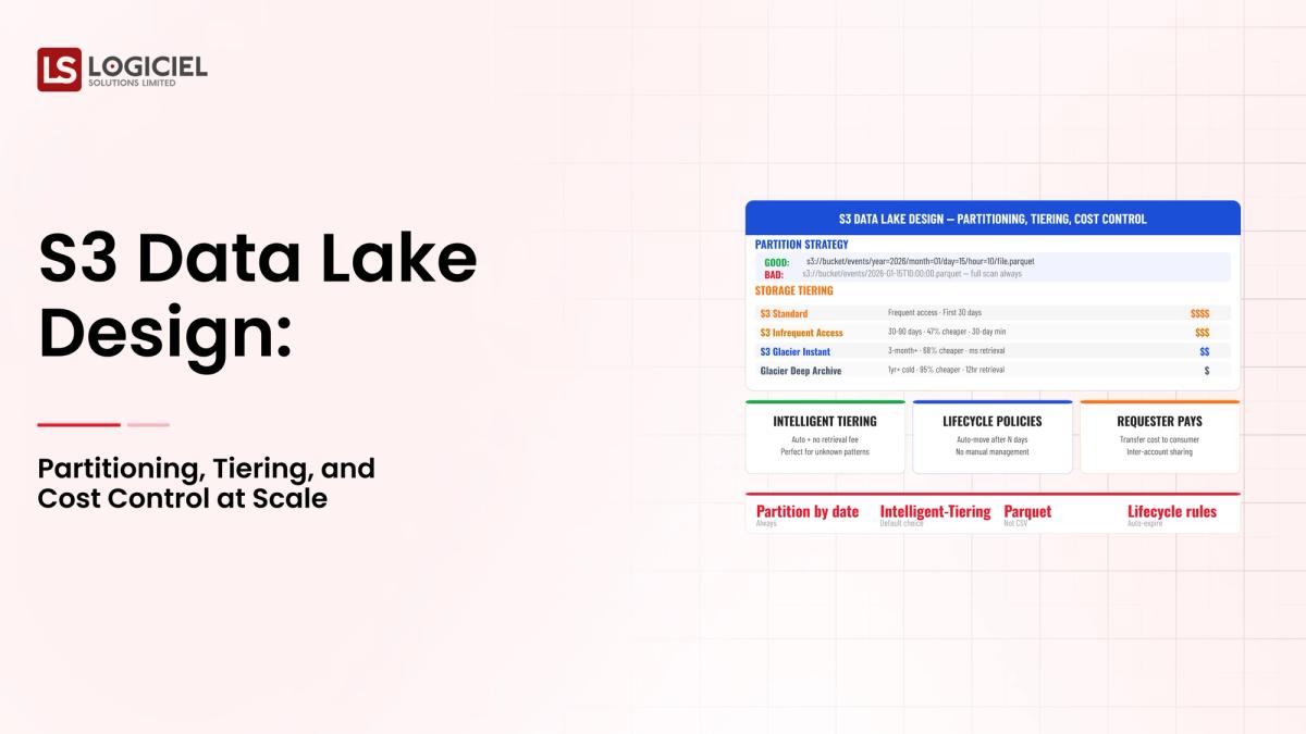 S3 Data Lake Design: Partitioning, Tiering, and Cost Control at Scale