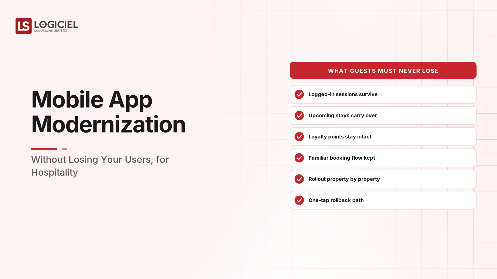 Mobile App Modernization Without Losing Your Users for Hospitality