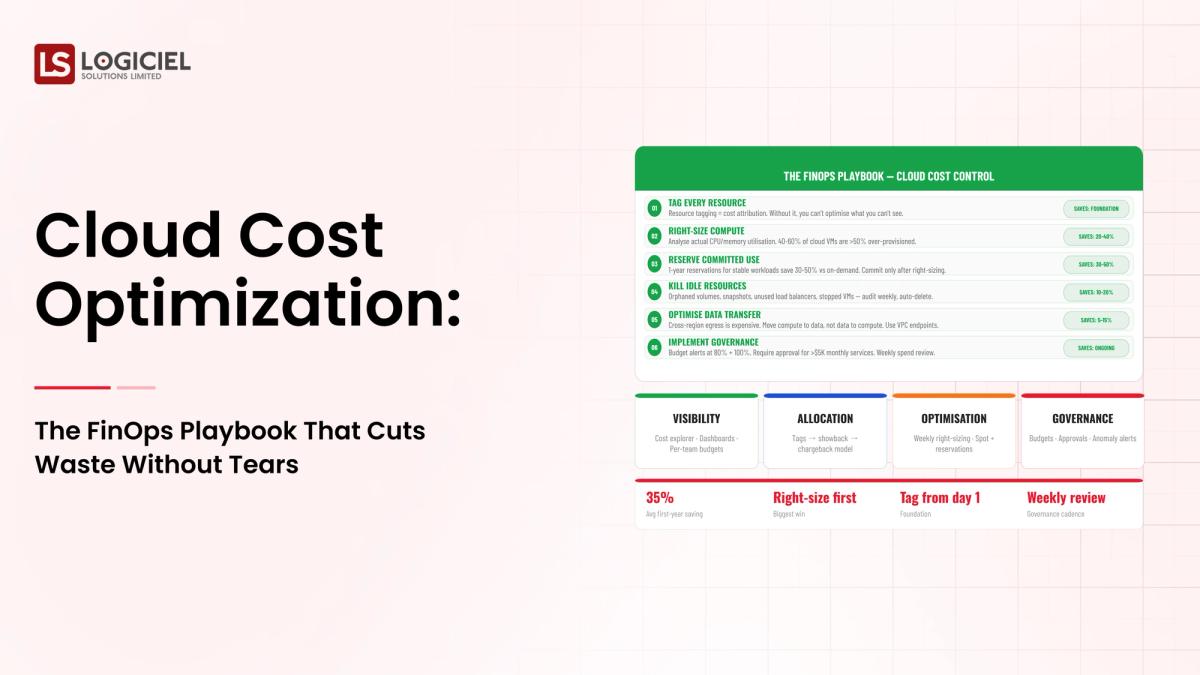 Cloud Cost Optimization: The FinOps Playbook That Cuts Waste Without Tears