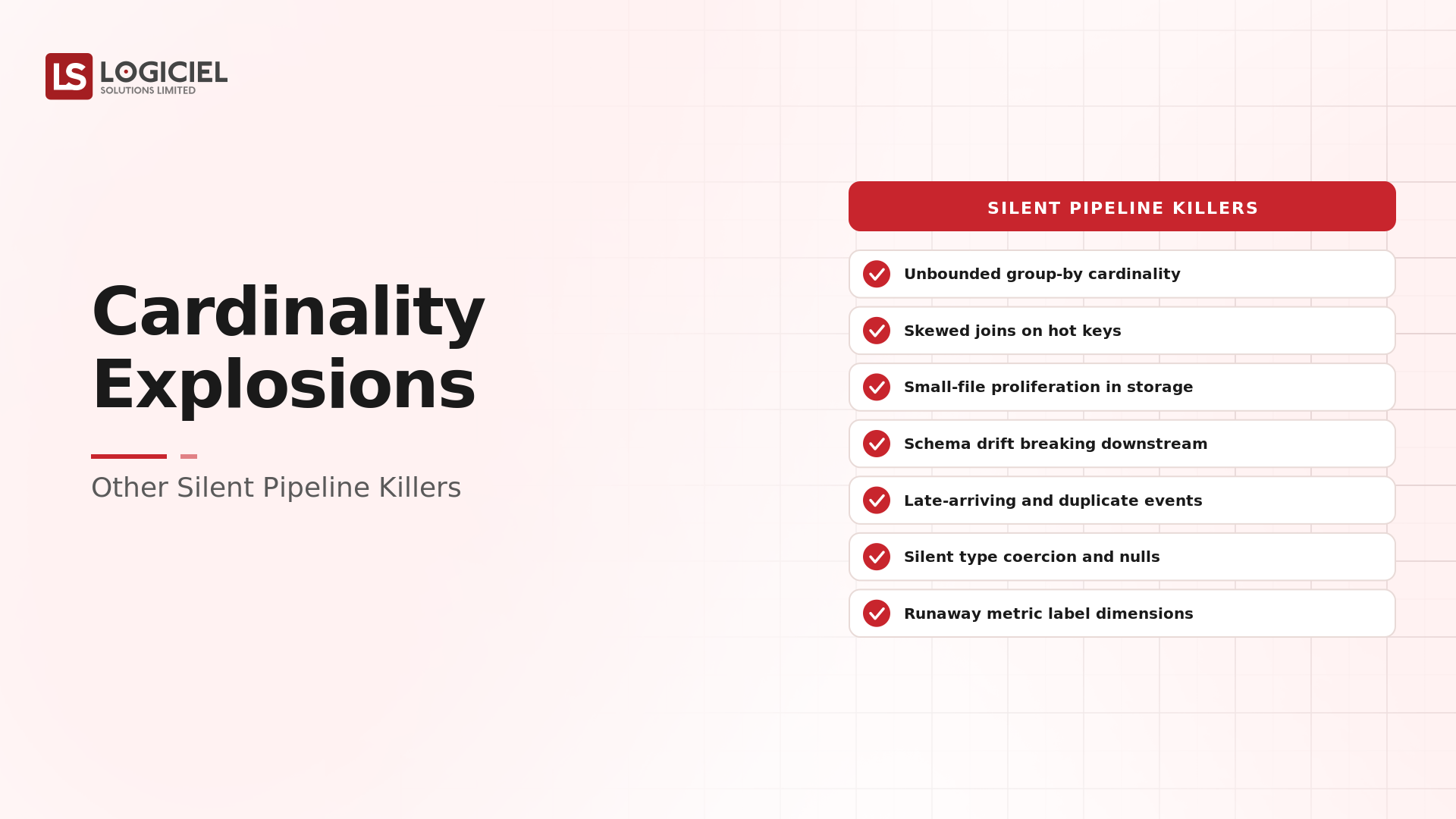 Cardinality Explosions and Other Silent Pipeline Killers