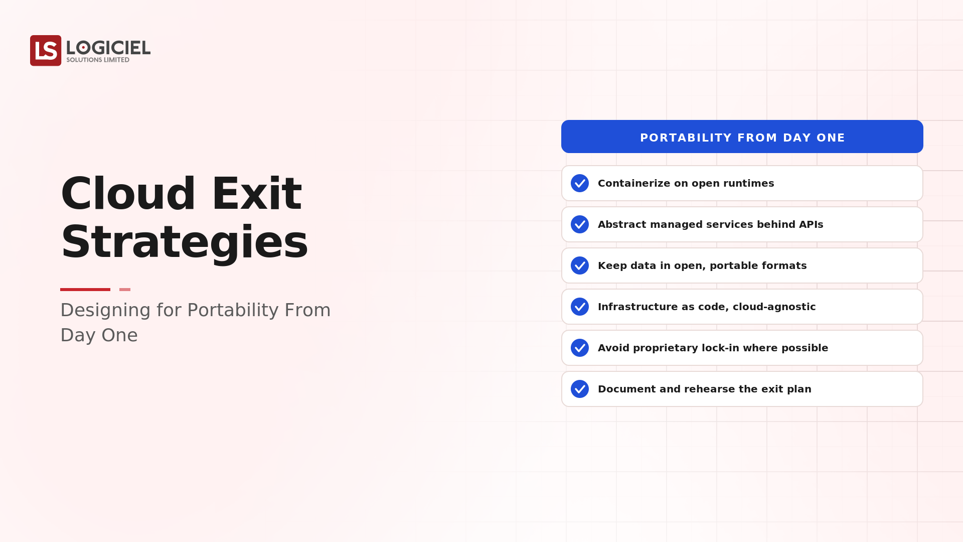 Cloud Exit Strategies: Designing for Portability From Day One