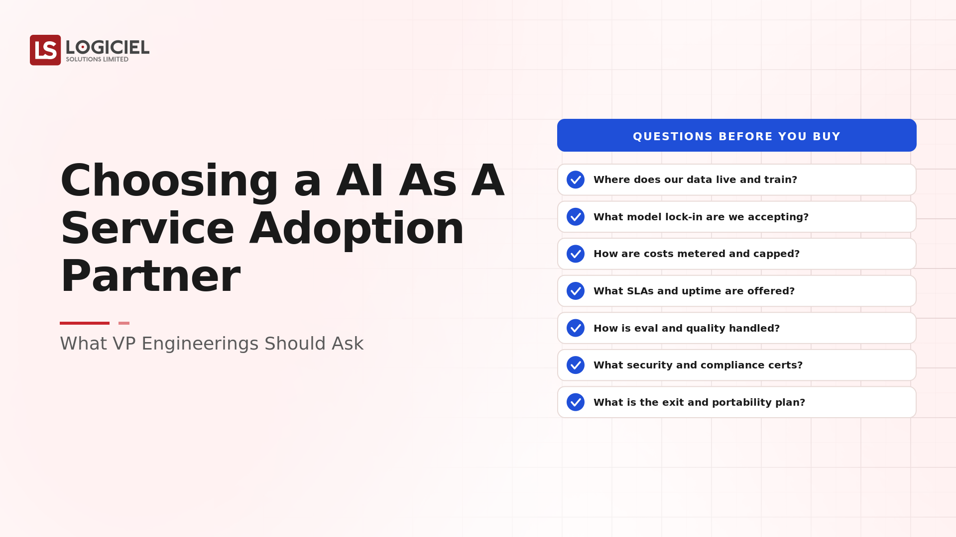 Choosing an AI as a Service Adoption Partner: What VP Engineering Should Ask
