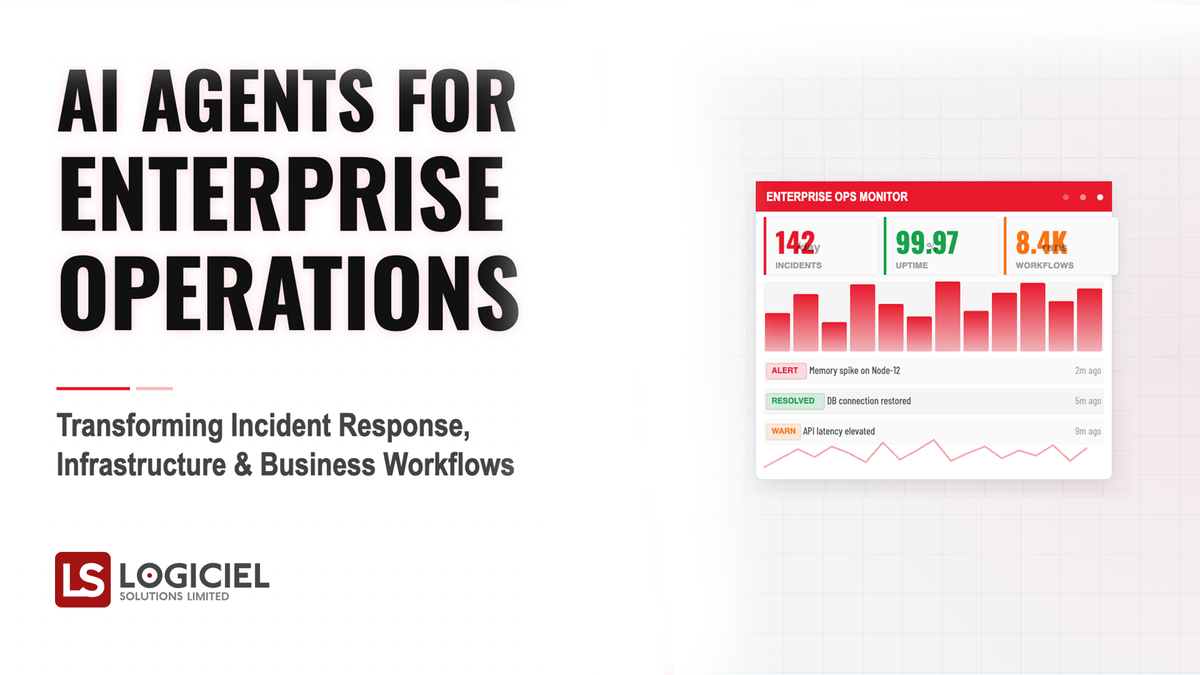 AI Agents for Enterprise Operations Transforming Incident Response, Infrastructure Monitoring, and Business Workflows
