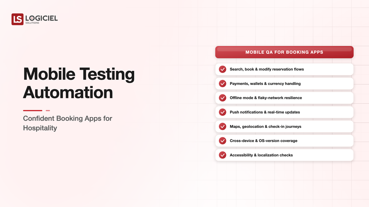 Mobile Testing Automation for Hospitality
