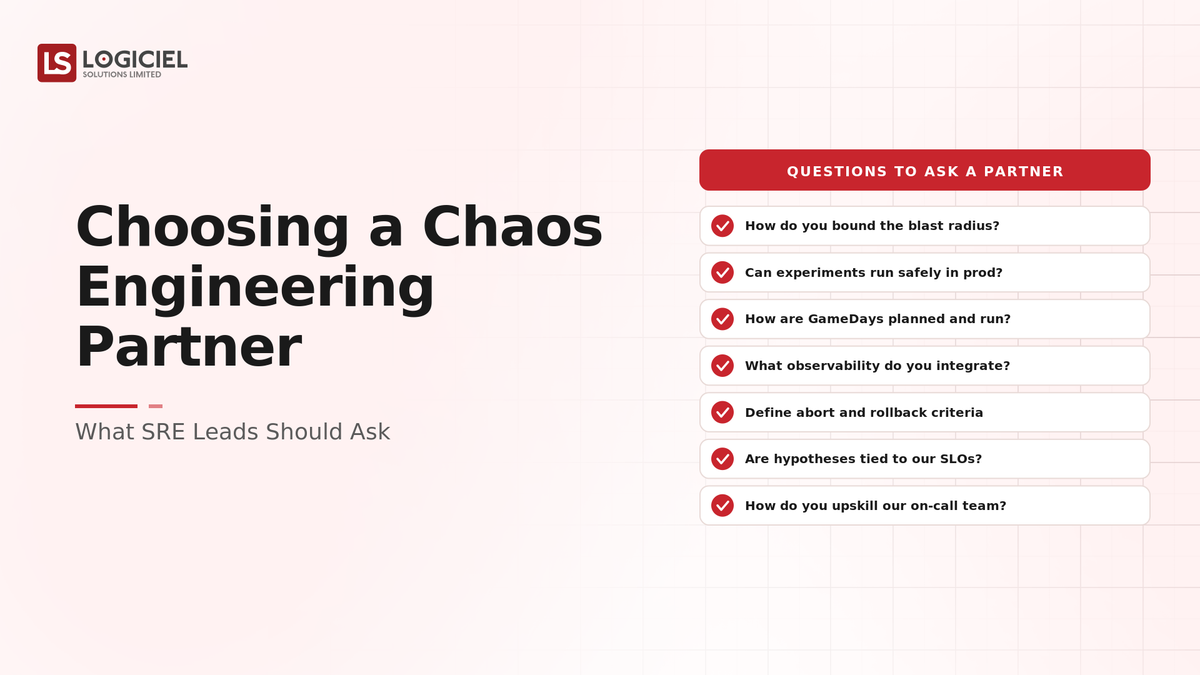Choosing a Chaos Engineering Partner: What SRE Leads Should Ask