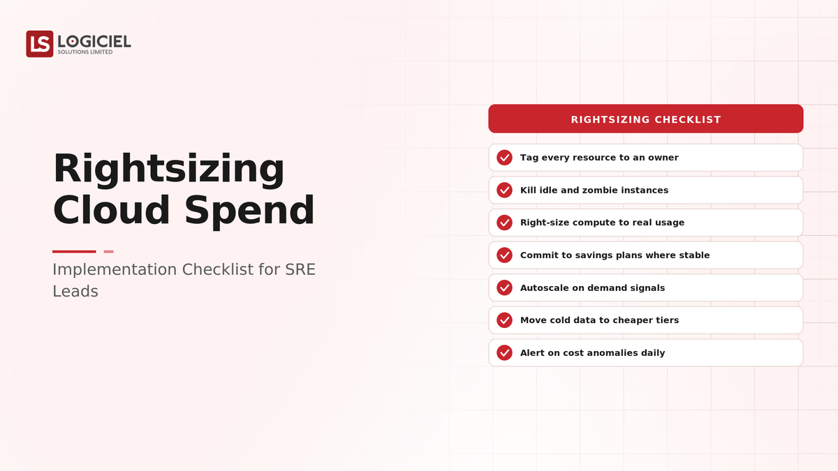 Rightsizing Cloud Spend Implementation Checklist for SRE Leads