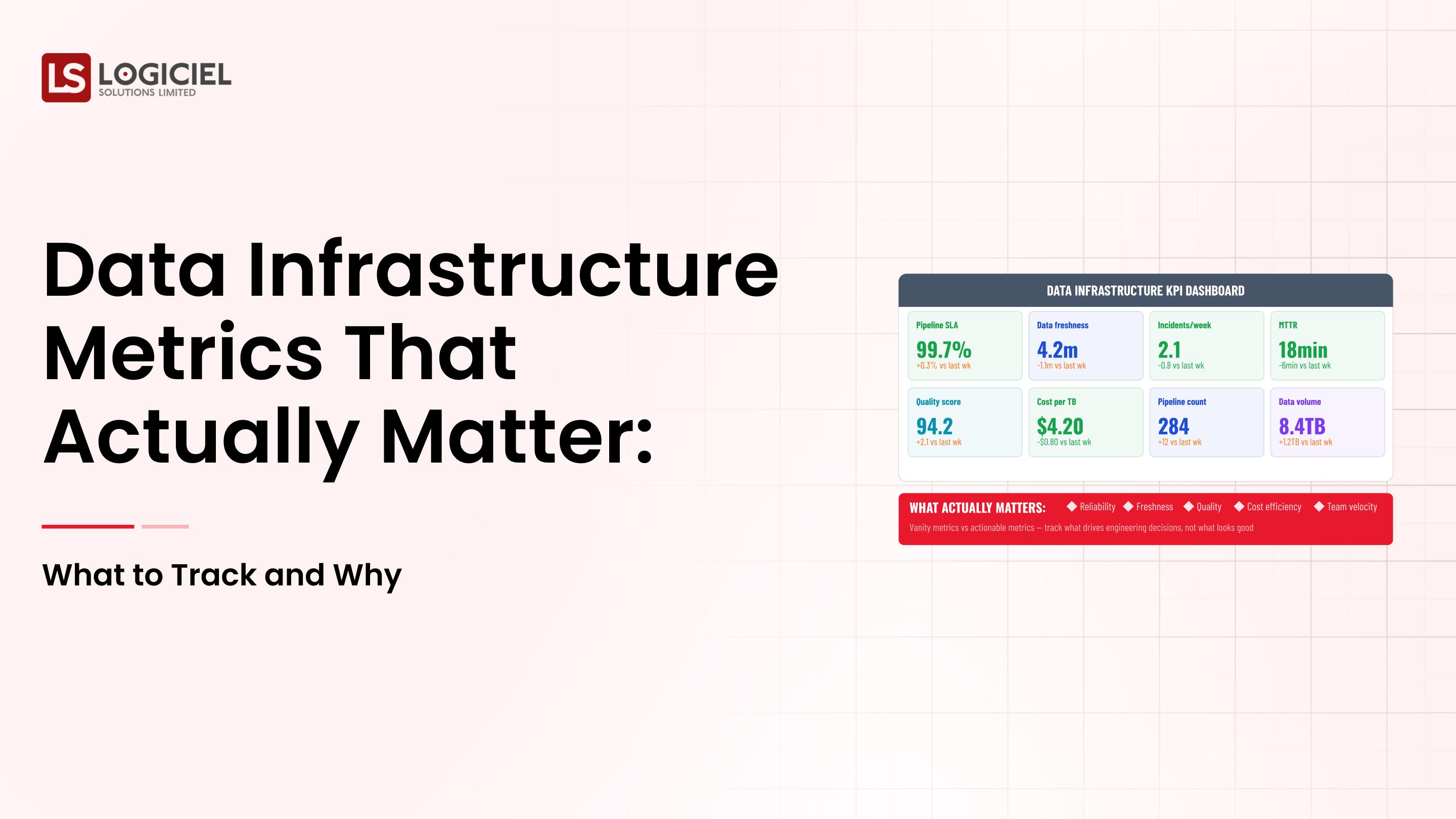Data Infrastructure Metrics That Actually Matter: What to Track and Why
