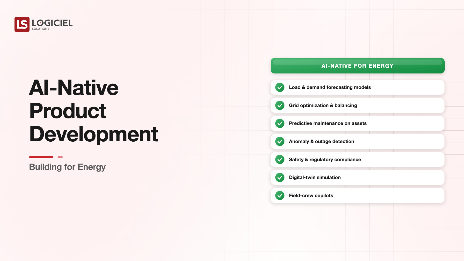 AI-Native Product Development for Energy