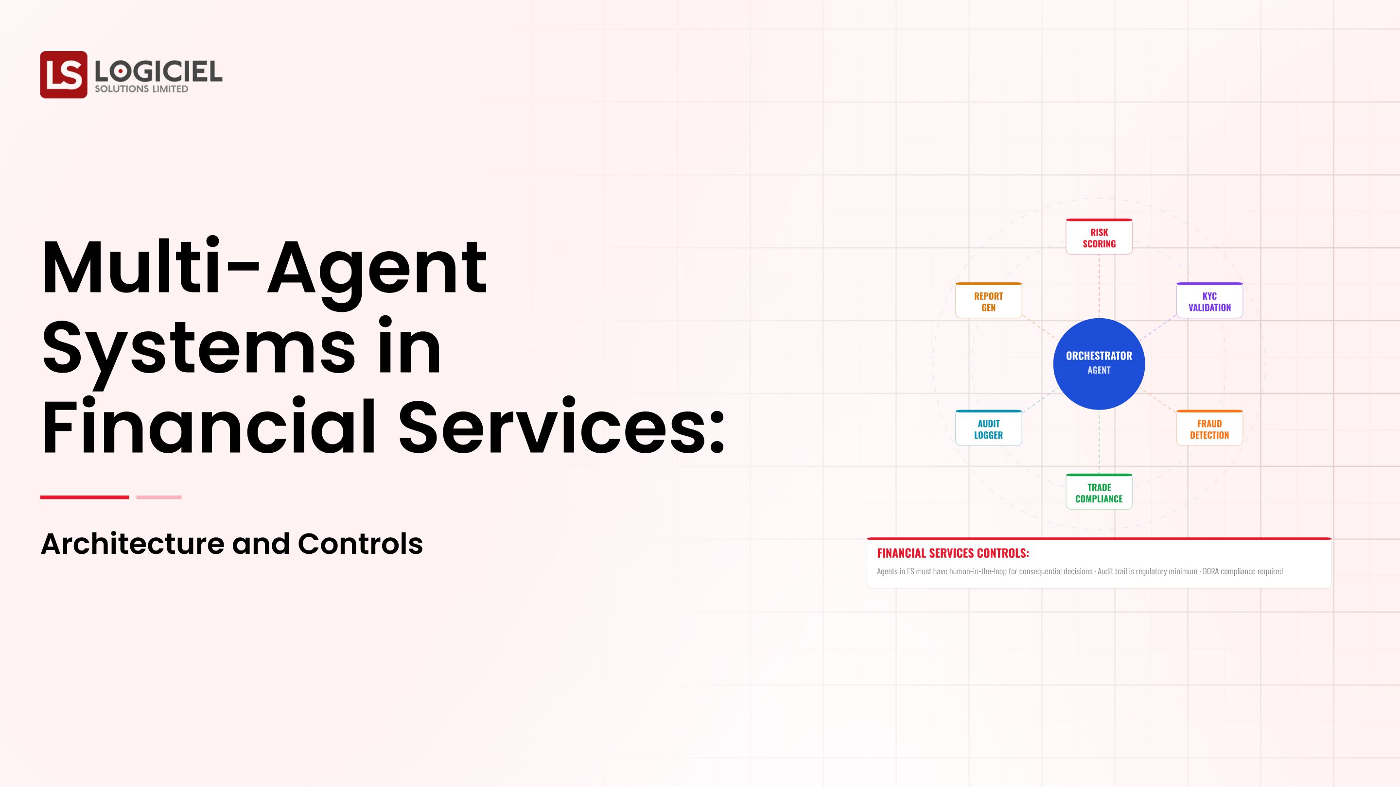 Multi-Agent Systems in Financial Services: Architecture and Controls