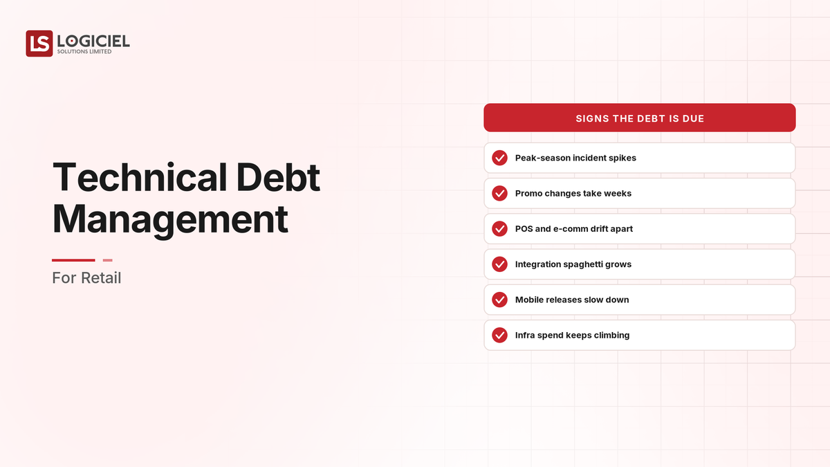 Technical Debt Management for Retail