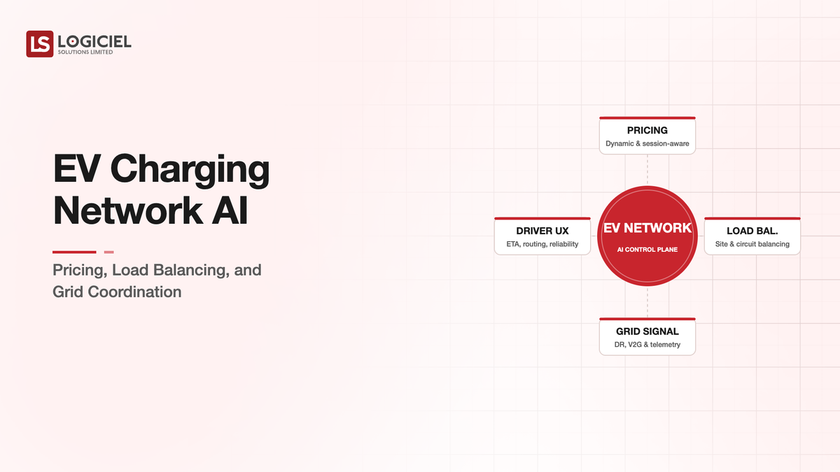 EV Charging Network AI: Pricing, Load Balancing, and Grid Coordination