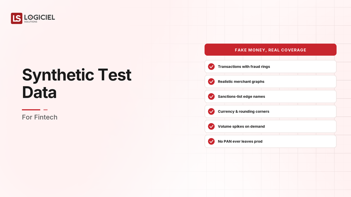 Synthetic Test Data for Fintech