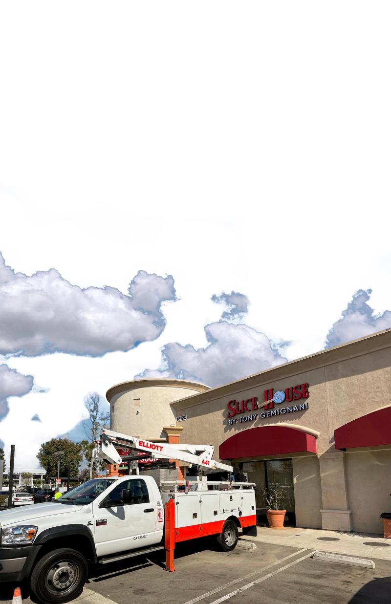 Sign installation by VE Signs, Riverside CA