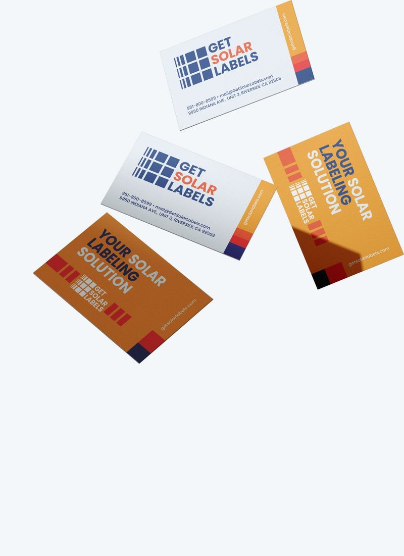 Business cards, VE Signs project photo