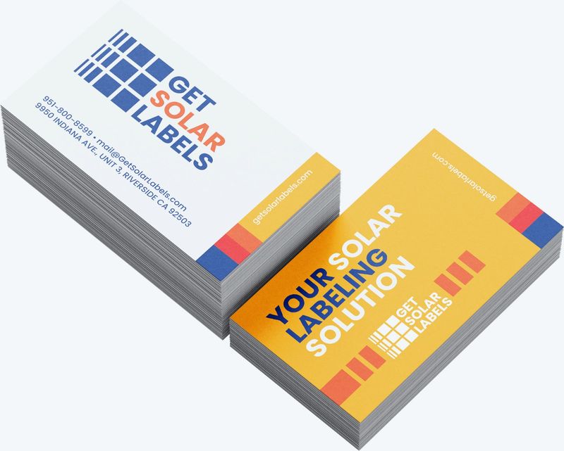 Business cards, VE Signs project photo