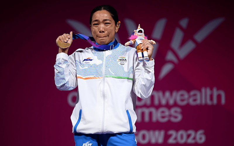 Mira bai Chanu कॉमनवेल्थ गेम्स 2026 में भारत को दिलाया पहला गोल्ड मेडल