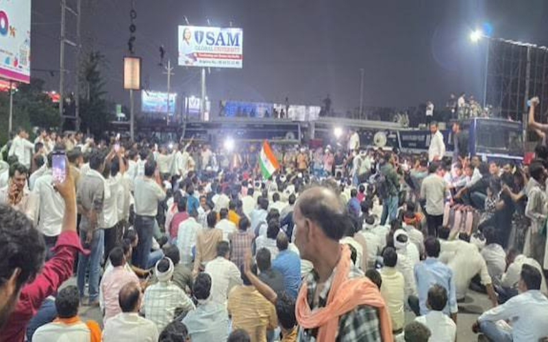 Bhopal farmer protest