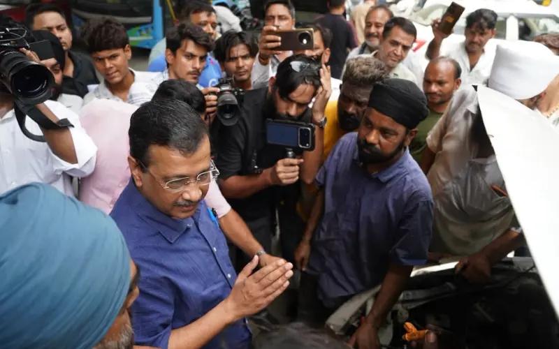 Arvind Kejriwal Jantar Mantar Pahunche