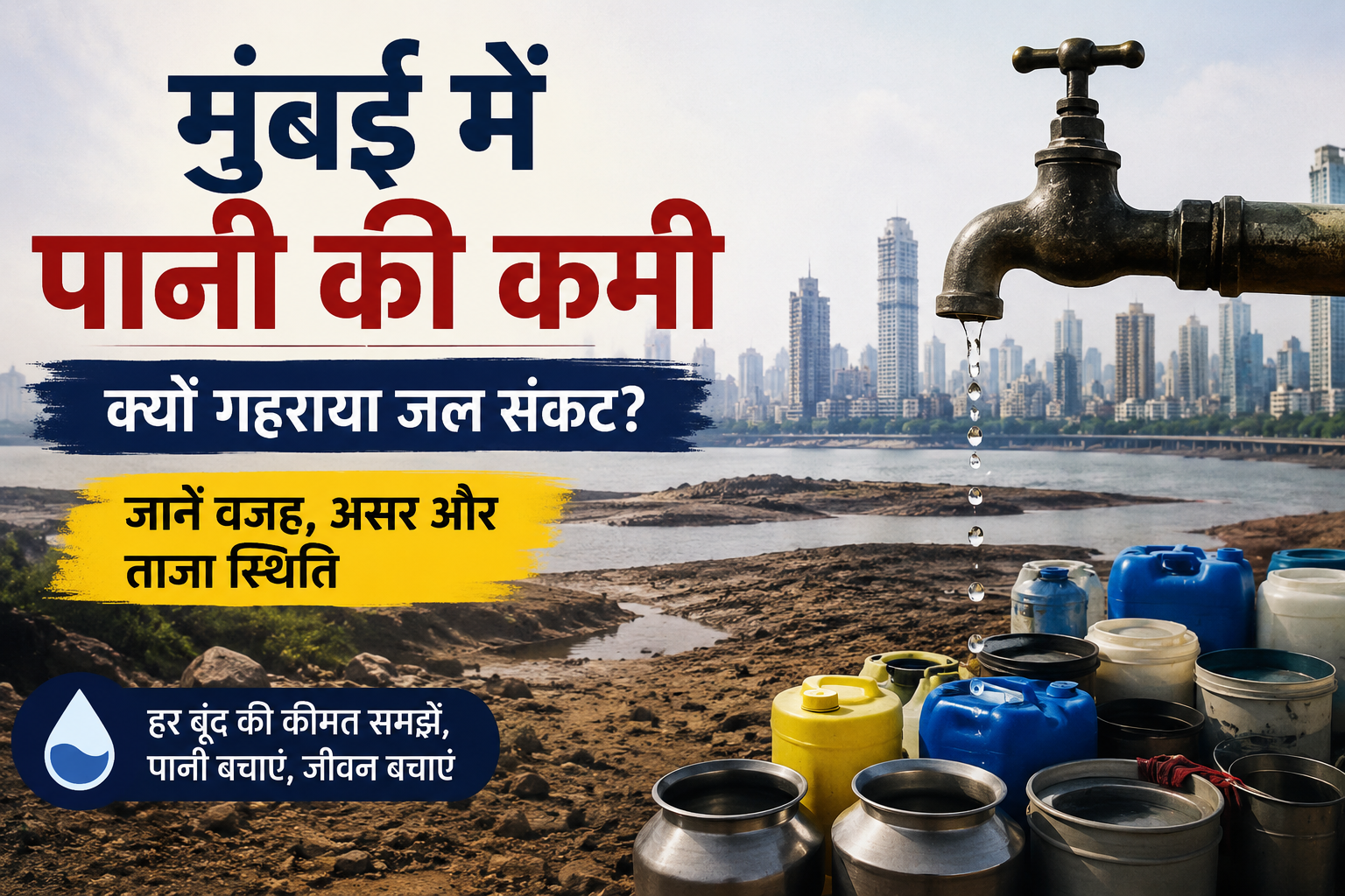 Mumbai me pani ki kami
